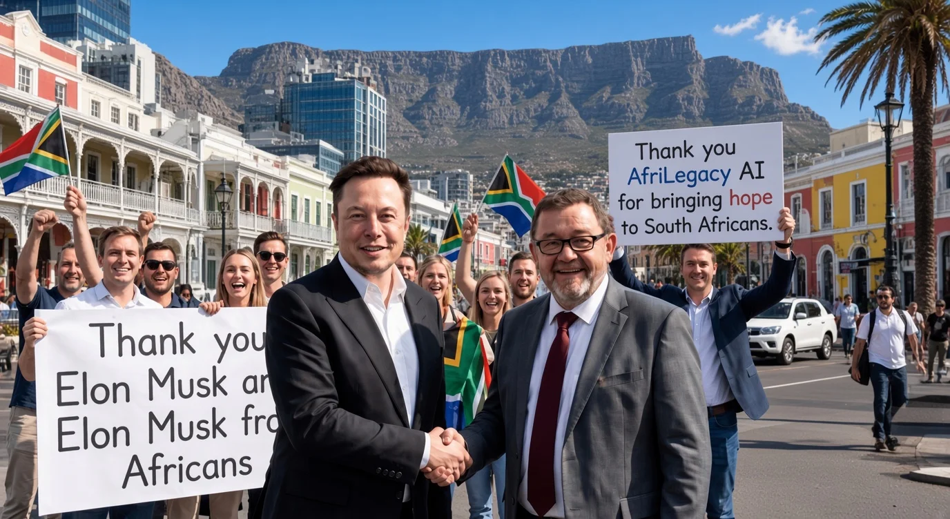 Elon Musk en AfriLegacy AI in Suid-Afrika