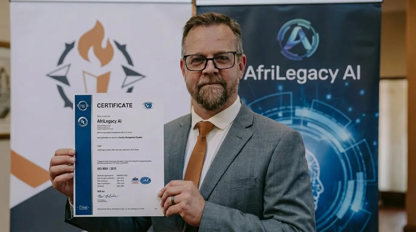 AfriLegacy AI ISO Certificate